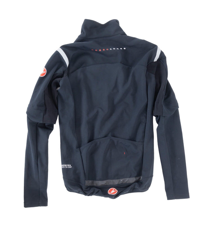 Castelli Perfetto RoS Convertible Jacket Men SMALL Black Gore-Tex Road Bike CX