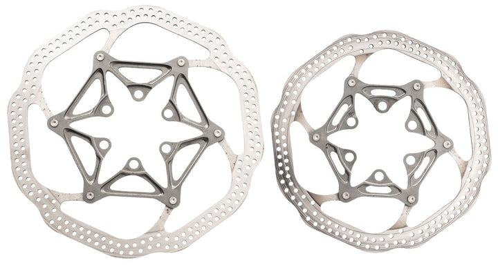 Avid HSX Road Gravel Bike Disc Brake Rotor PAIR 160/140mm 6-Bolt Heat Shedding