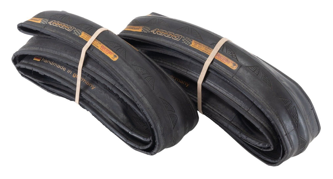 Continental Grand Prix 4000 Clincher Road Bike Tires 1 PAIR 700x 23c w/ Tubes