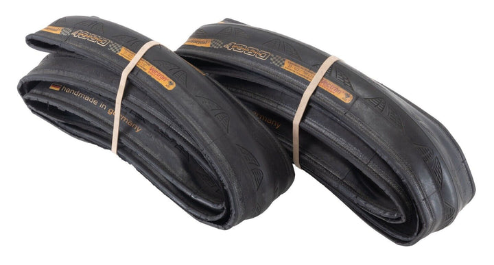 Continental Grand Prix 4000 Clincher Road Bike Tires 1 PAIR 700x 23c w/ Tubes