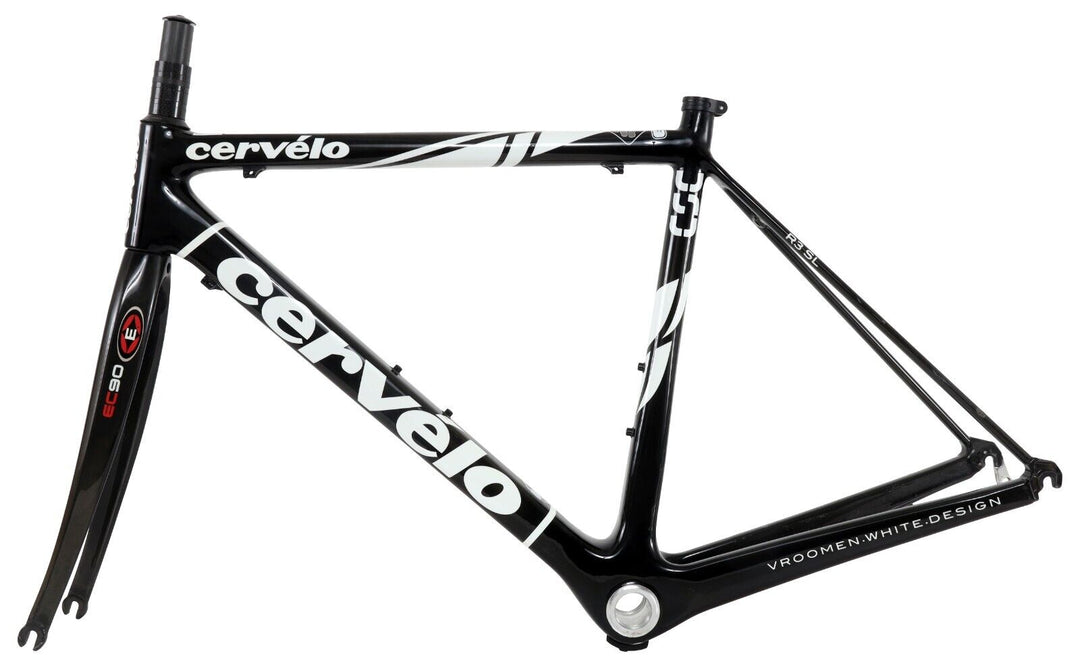 2009 Cervelo R3 SL Team CSC Carbon Road Bike Frameset 51cm BLACK QR Easton Fork