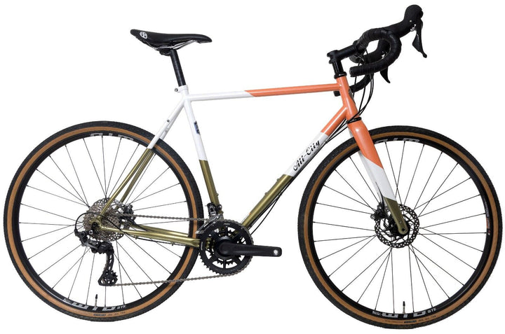 All-City Cosmic Stallion GRX 2x 11 Spd Steel Gravel Bike 55cm Coral Moss Shimano