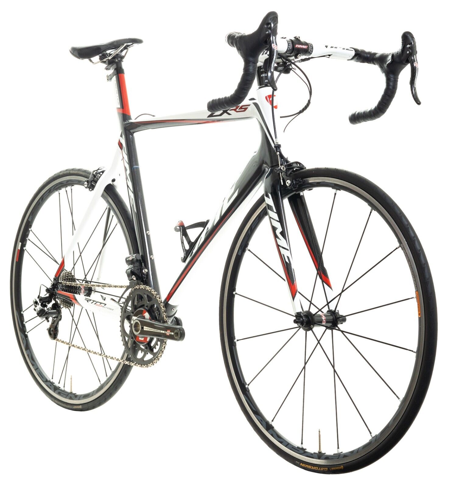 TIME ZXRS 2x 11 Spd Carbon Road Bike LARGE Campagnolo Super Record EPS SRM  2013