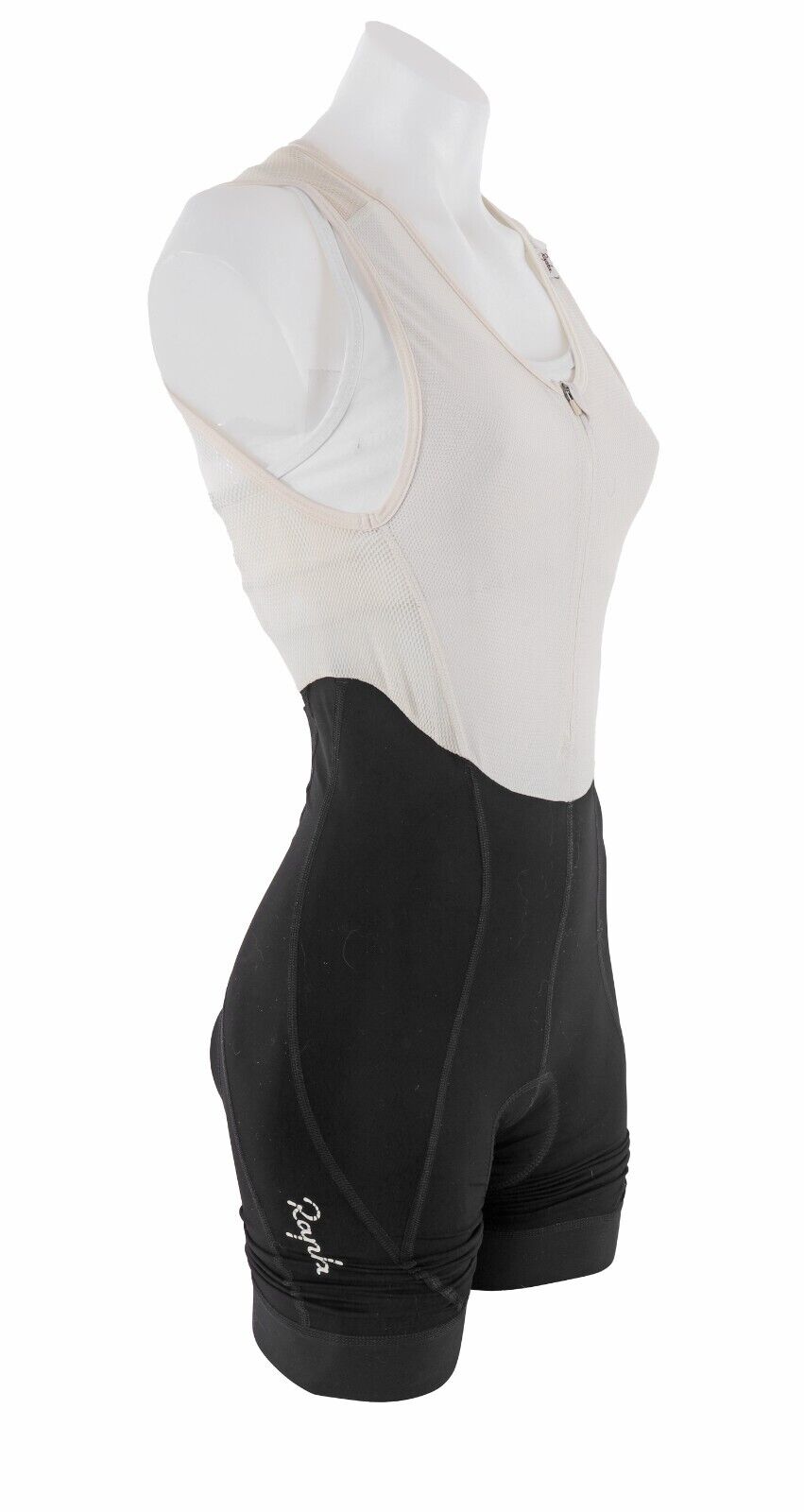 Rapha Women Bib Shorts XS Black White Road Bike Gravel Cycling Race Mountain XC