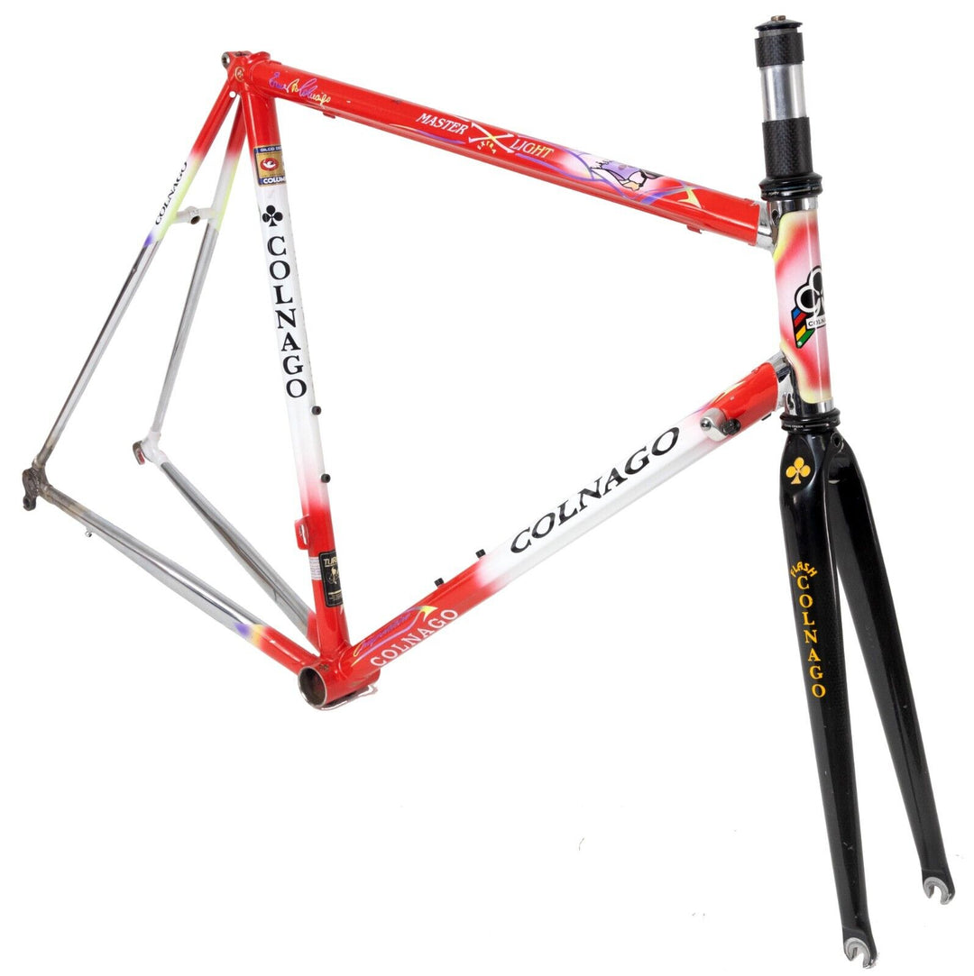 Colnago Master X-Light DT15V Steel Road Frameset 57cm QR Rim Columbus Vintage WC