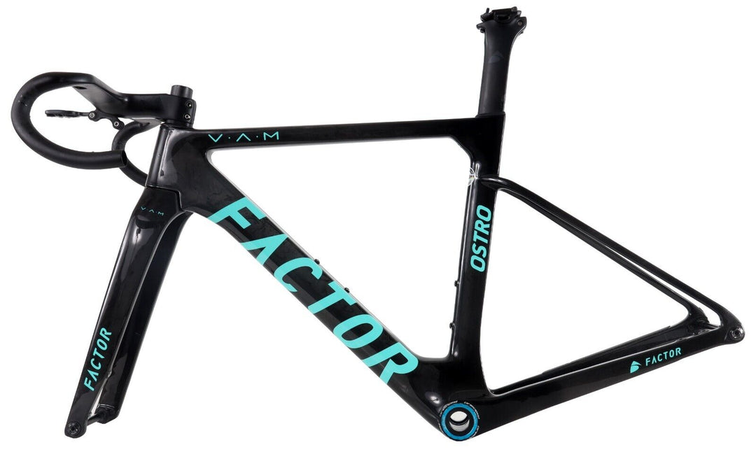 Factor OSTRO VAM Carbon Aero Disc Road Bike Frameset 49cm Module Blue/Black 2022