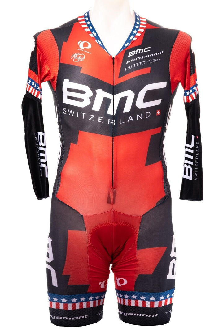 Pearl Izumi BMC Pro Cycling Team Long Slv Mach 5 Speedsuit Men MEDIUM USA Champ