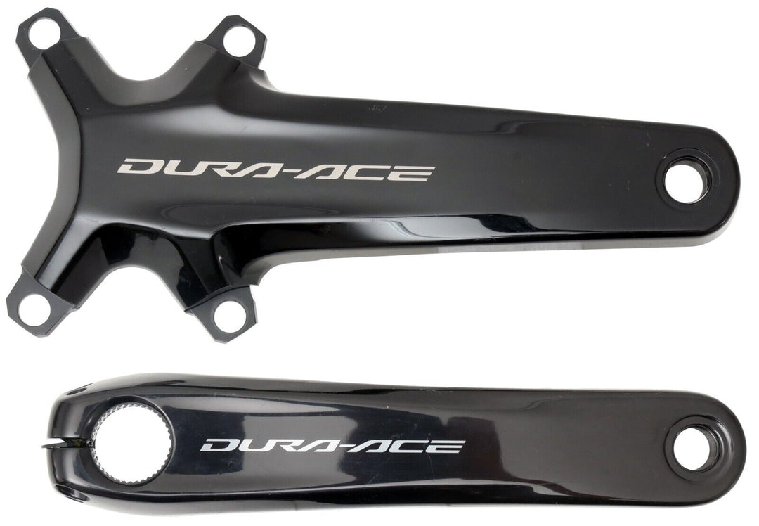 Shimano Dura-Ace FC-R9200 2x 12 Speed Road Bike Crankset 175mm NO RINGS Black