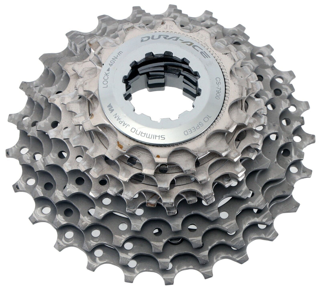 Shimano Dura-Ace CS-7900 10 Speed 11-25T Road Bike Cassette Titanium Vintage TT