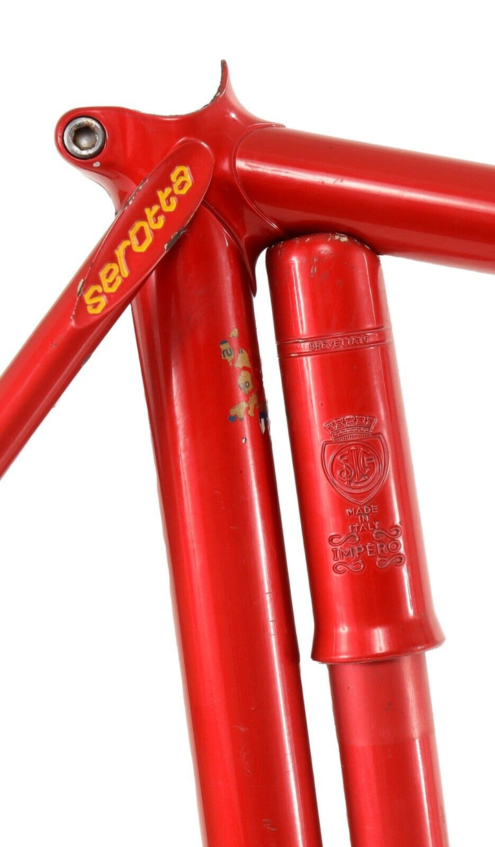 Serotta Club Special Steel Road Bike Frame Set 59cm RED 700c Columbus Campagnolo