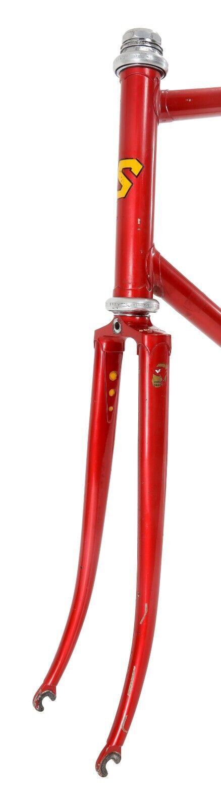 Serotta Club Special Steel Road Bike Frame Set 59cm RED 700c Columbus Campagnolo