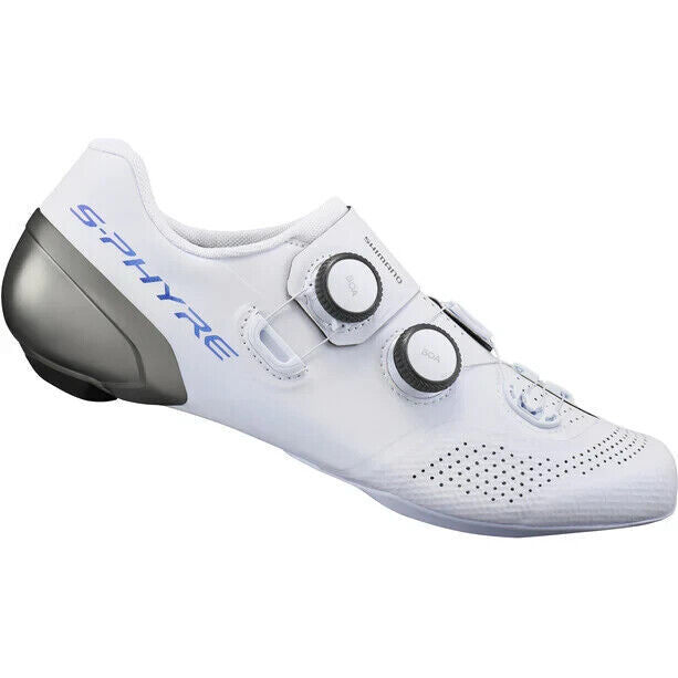 Shimano S-Phyre RC902 Carbon Road Bike Shoes EU 43 US Men 8.9 White Race BOA RC9