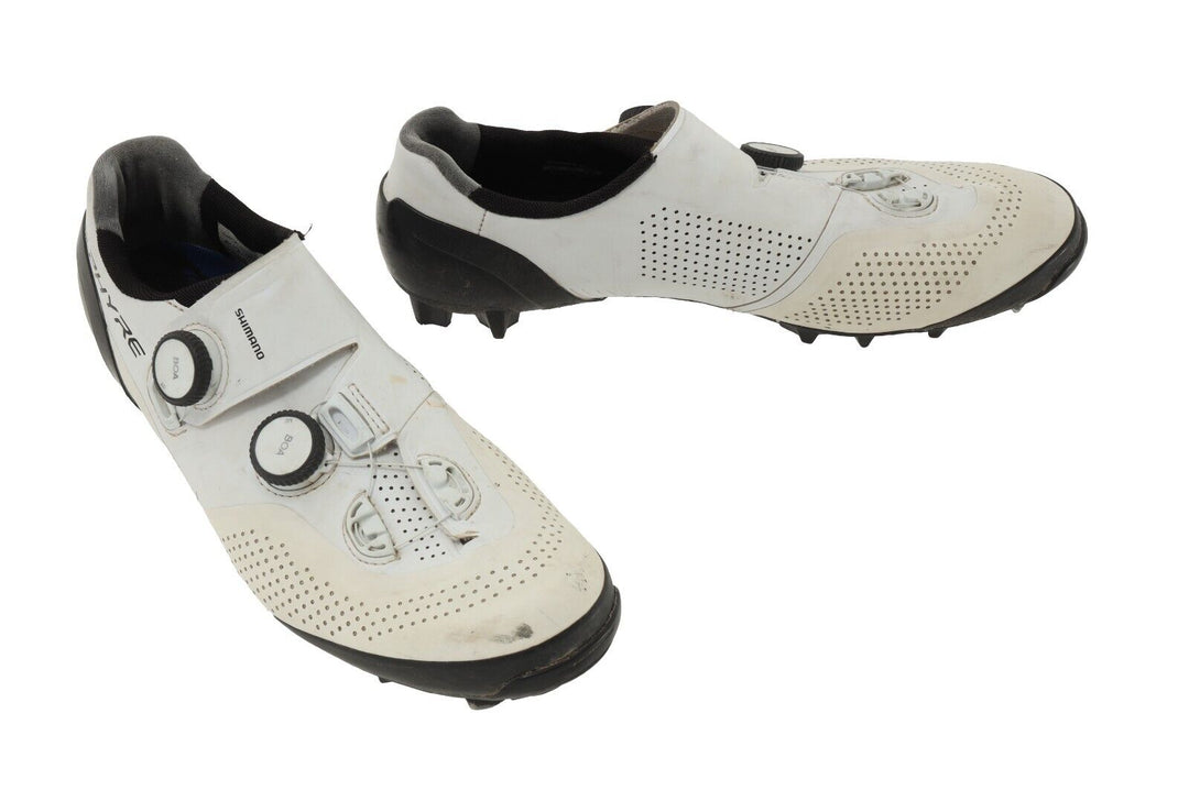 Shimano S-Phyre SH-XC902 Mountain Bike Shoes EU 44 US Men 9.7 White BOA Gravel