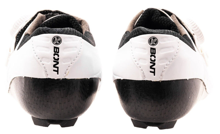 Bont Vaypor S Carbon Road Cycling Shoes EU 37 WIDE US 4.5 WHITE BOA Dial 3 Bolt