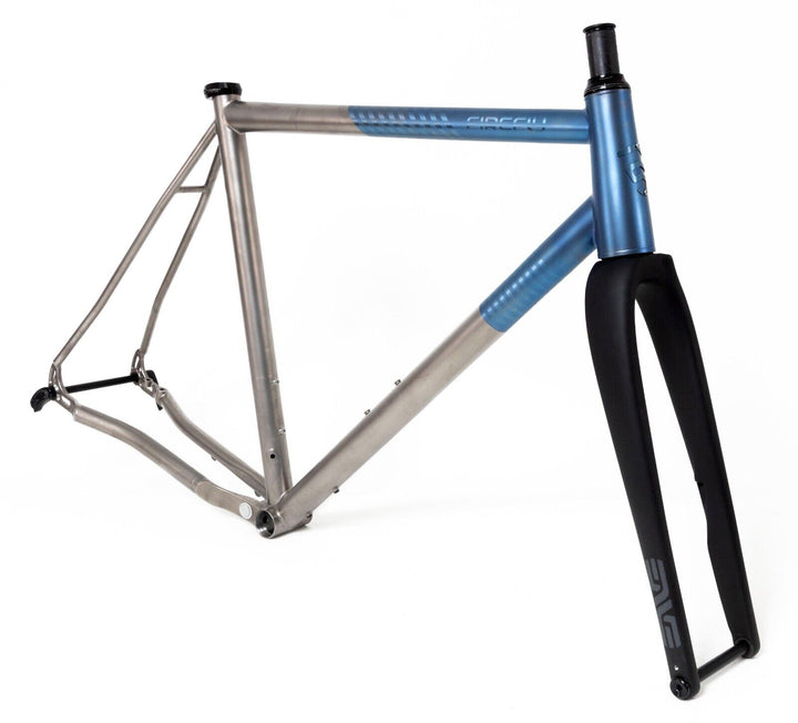 Firefly Bicycles Titanium Disc Cyclocross Bike Frameset 56cm ENVE  CX Cross Fork