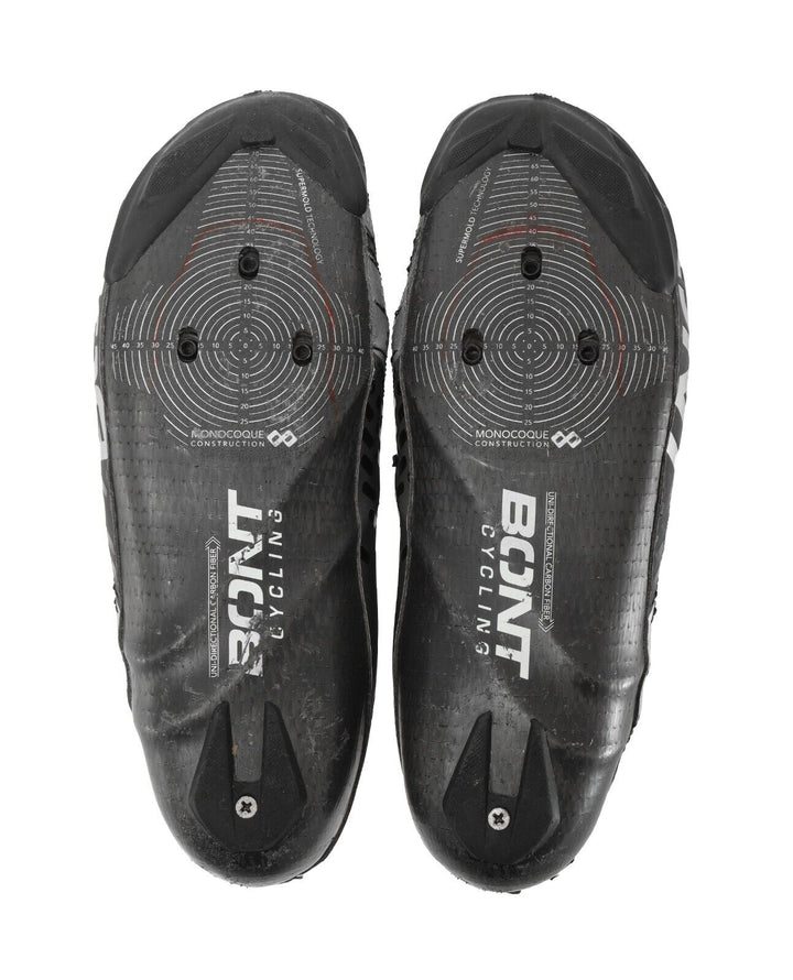 Bont Cycling Helix Carbon Road Shoes EU 42 US Men 8 Black BOA 3 Bolt Bike Tri TT