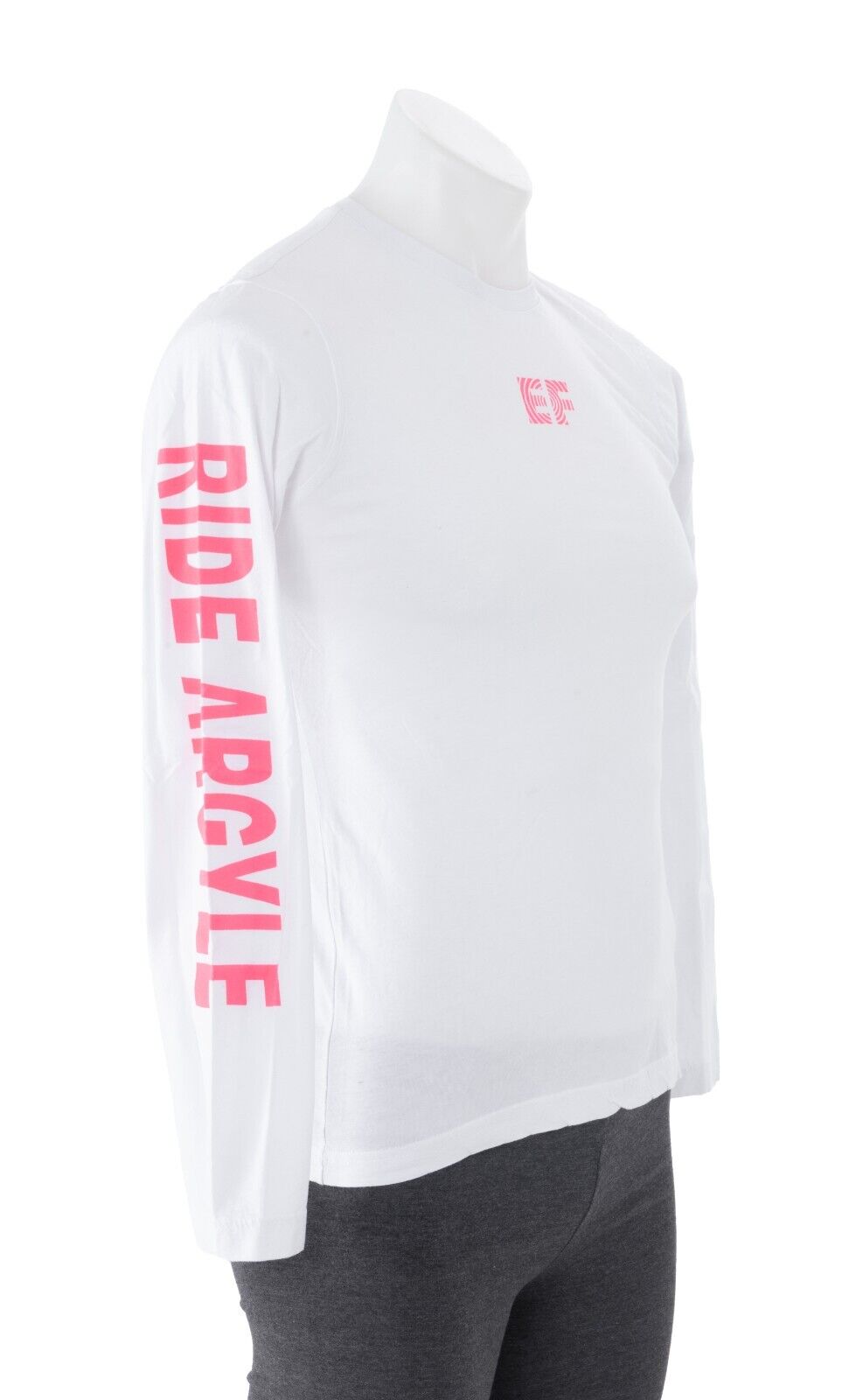 Rapha EF Education First Pro Cycling Team Long Sleeve Cotton Shirt Men XS White