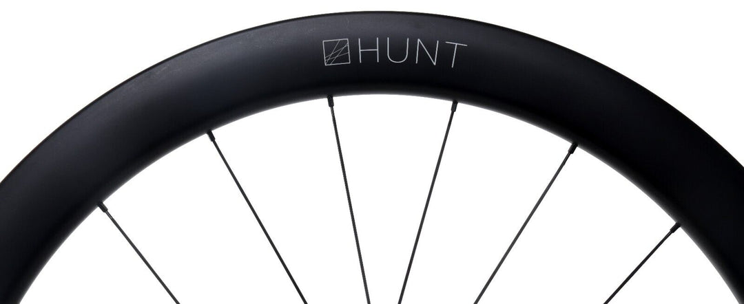 HUNT 54 Aerodynamicist Carbon Disc CL Tubeless 12x 100 Road FRONT Wheel 700c EZO