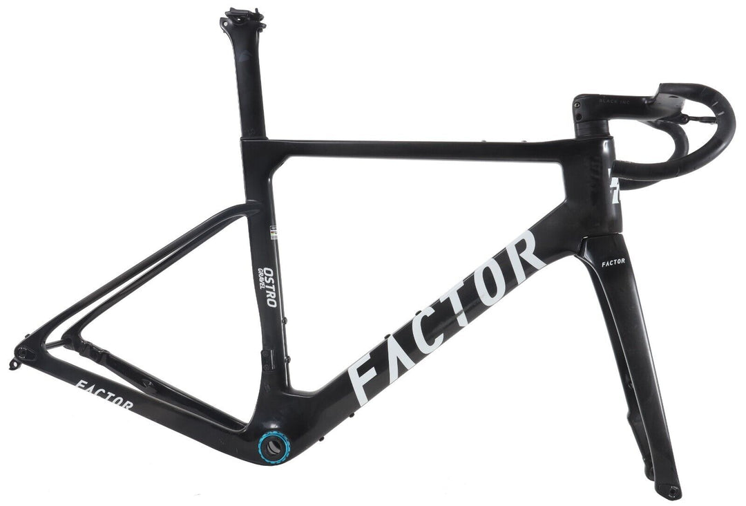 Factor OSTRO Gravel Premium Aero Carbon Disc Frameset 56cm Module Black 45c 2023