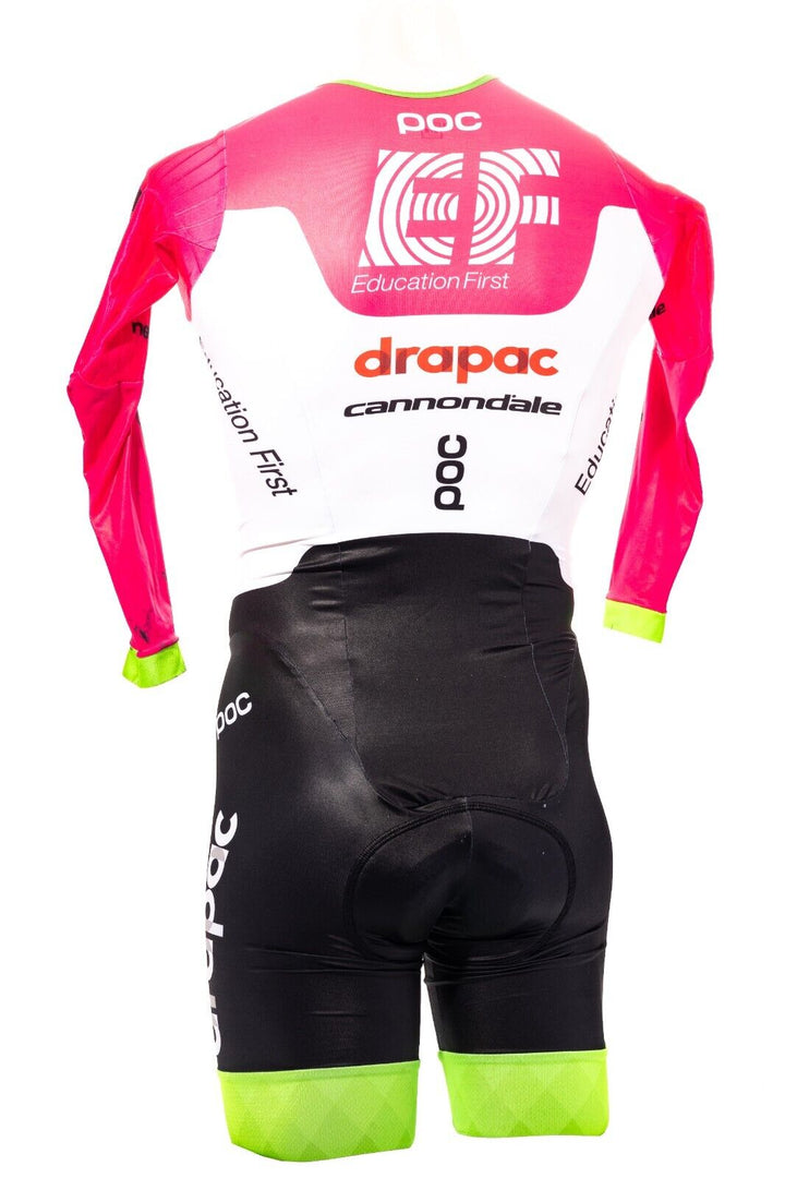 POC EF Education First Drapac Pro Cycling Long Slv Time Trial Skinsuit Men SMALL