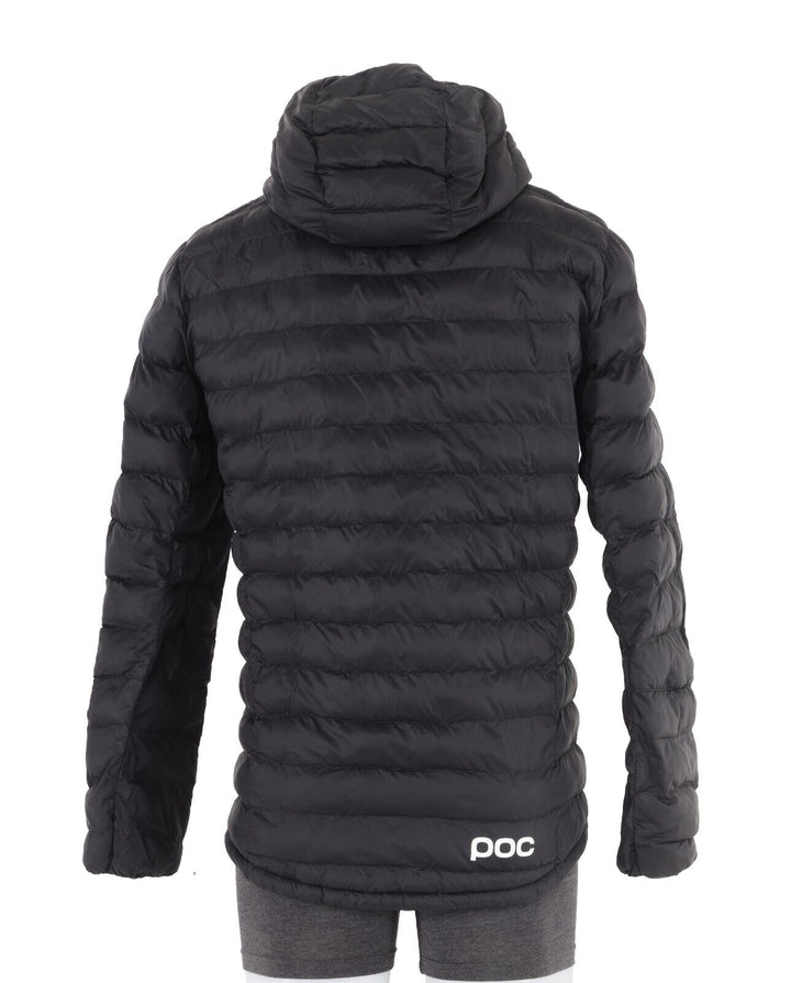 POC Coalesce Hooded Winter Jacket Men SMALL Black Cycling Road Bike Puffy Liner