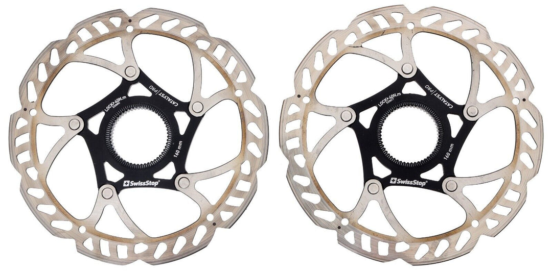 SwissStop Catalyst Pro Road Bike Disc Brake Rotor 1 PAIR 160mm CenterLock Race