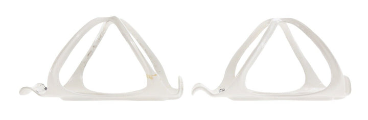 Arundel Mandible Carbon Bottle Cages 3K Glossy White 1 PAIR Road Mountain Gravel