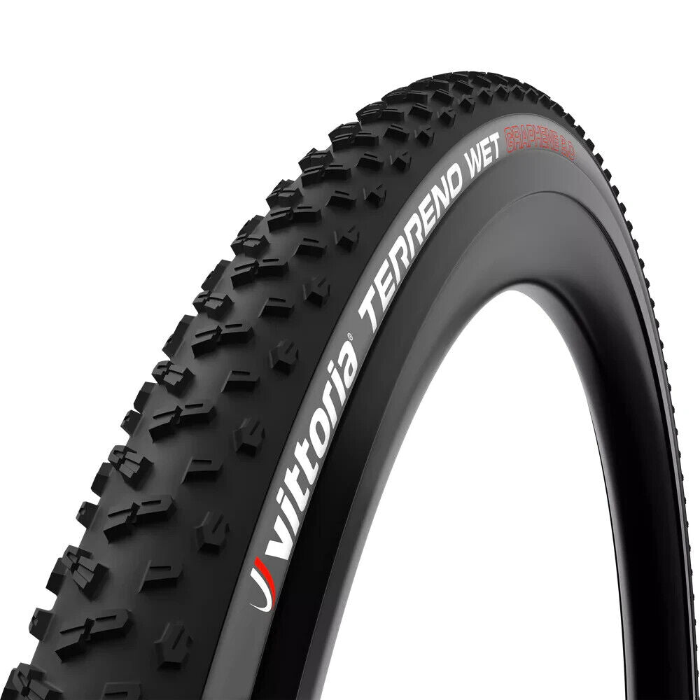 Vittoria Terreno Wet Tubeless Gravel Bike Tire 700 x 38c 120 TPI G2.0 BLACK GREY