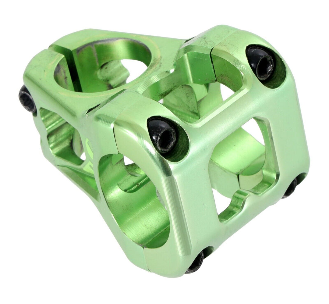 Deity Cavity Alloy Mountain Bike Stem 31.8 x 35mm 0° Green MTB Gravel XC Trail