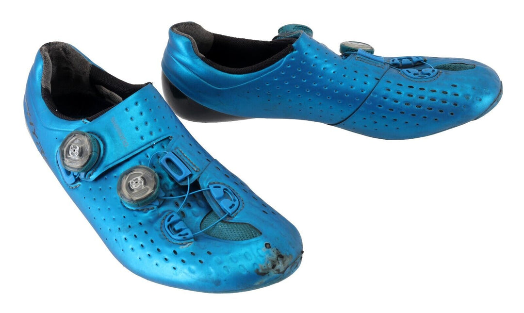 Shimano S-Phyre RC900-S Road Bike Shoes EU 39 US Men 6.2 Blue 3 Bolt RC9 BOA Tri