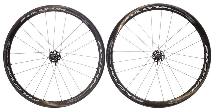 Fulcrum Racing Quattro DB Carbon 11 Spd Tubeless Road Wheelset 700c 6 Bolt Disc