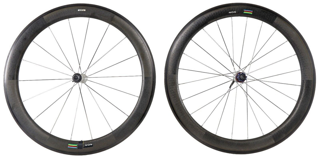 Zipp 404 Carbon Tubular Wheelset Campagnolo 9-12 Sp 700c Rim Brake QR Road Bike