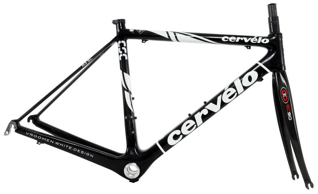 2009 Cervelo R3 SL Team CSC Carbon Road Bike Frameset 51cm BLACK QR Easton Fork