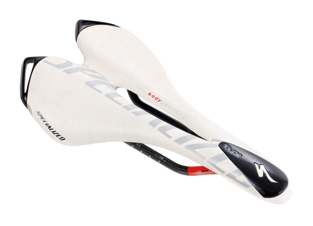 Specialized Toupe BG Fit Bike Saddle 143mm 7x 9mm FACT Carbon Rails Road Gravel