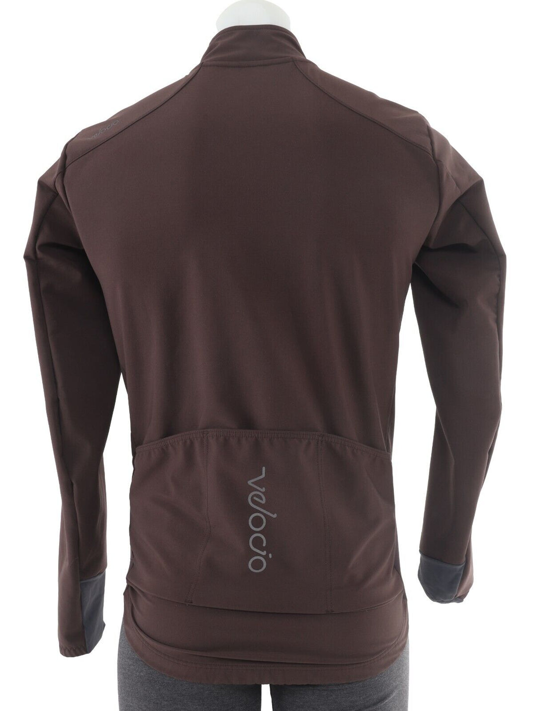 Velocio Signature Softshell Jacket Men SMALL Brown Road Bike Gravel Cyclocross