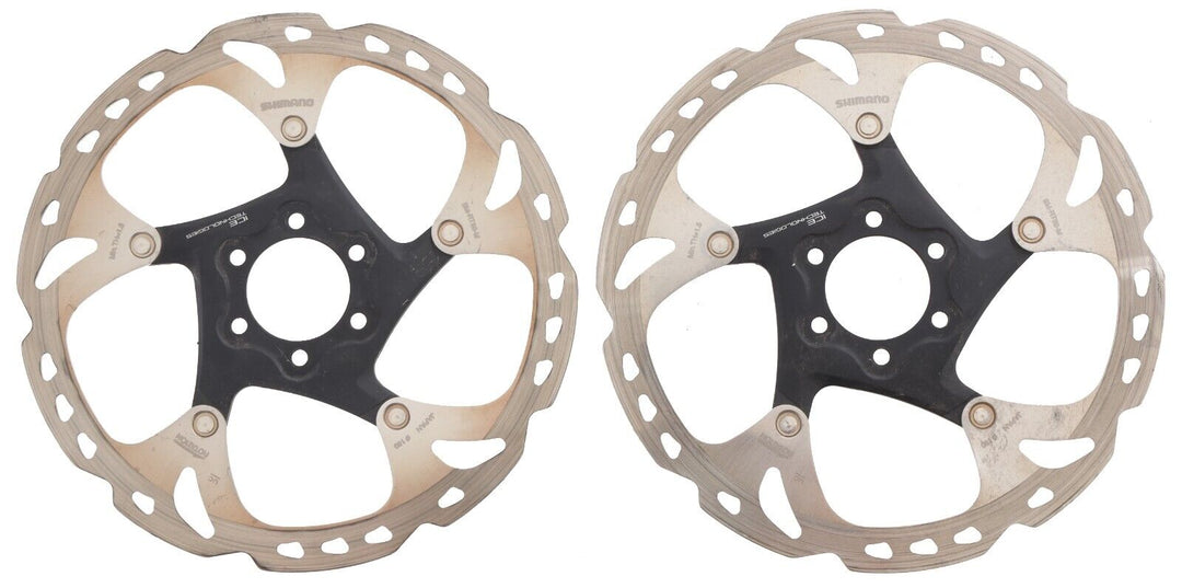 Shimano Deore XT SM-RT86-M Mountain Bike Disc Brake Rotor PAIR 180mm 6 Bolt XC