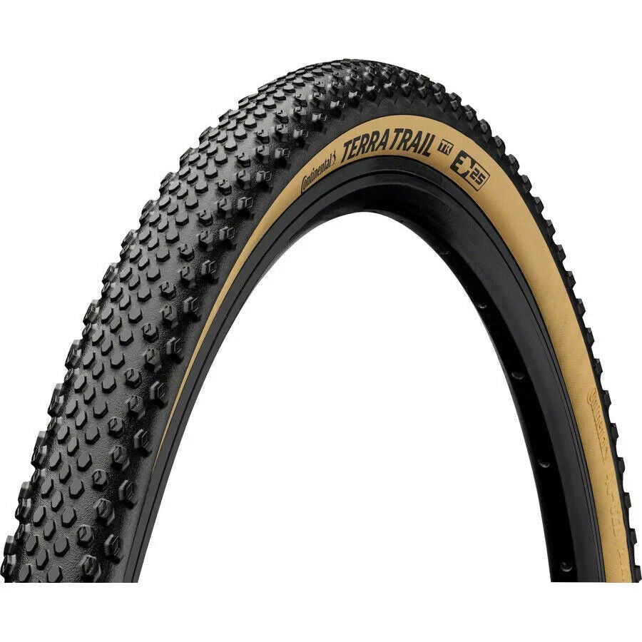 Continental Terra Trail ShieldWall Tubeless Gravel Bike Tire CREME 700x 35c Race