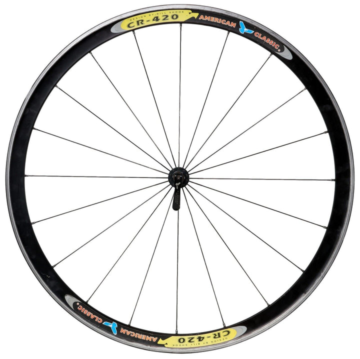 American Classic CR-420 Alloy Clincher Road Bike FRONT Wheel 700c QR Rim Aero TT