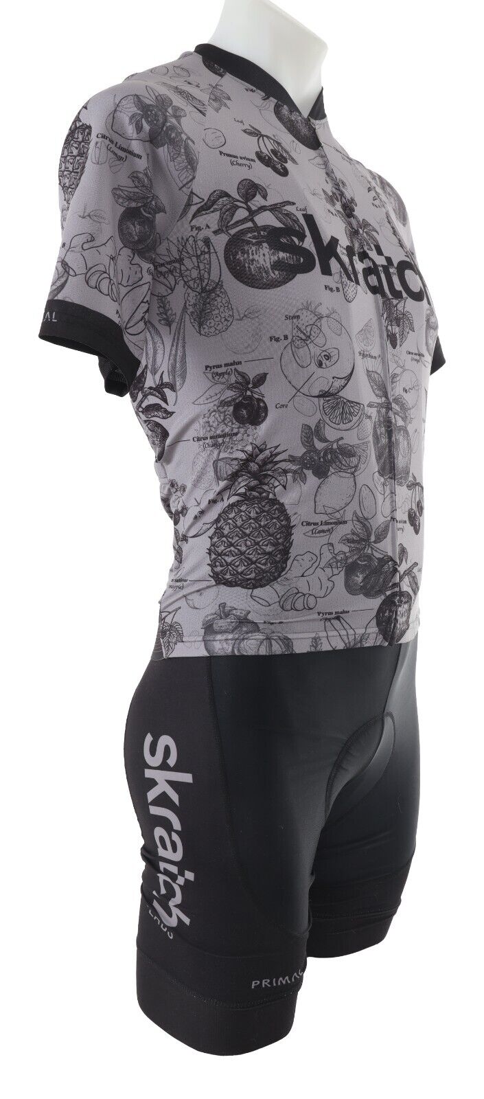 Primal skratch LABS Short Sleeve Cycling Kit Men SMALL Grey Road Bike Gravel MTB