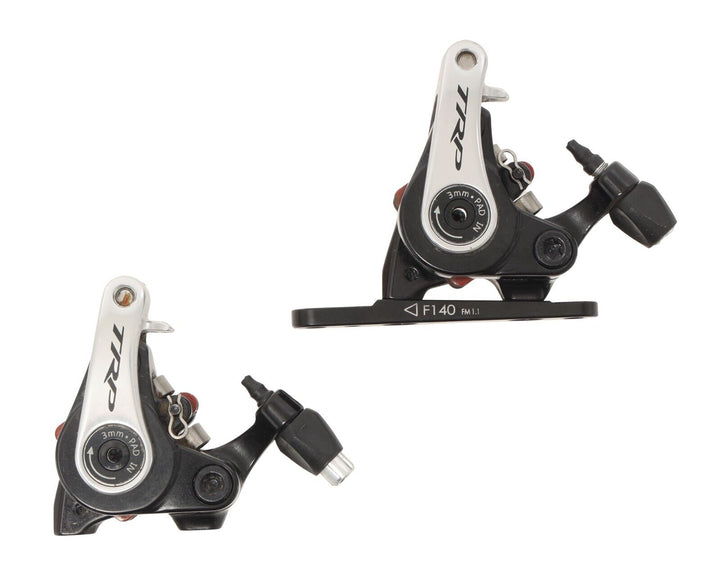 TRP Spyre Mechanical Disc Brake SET Levers Calipers 160/140mm Single Speed Flat