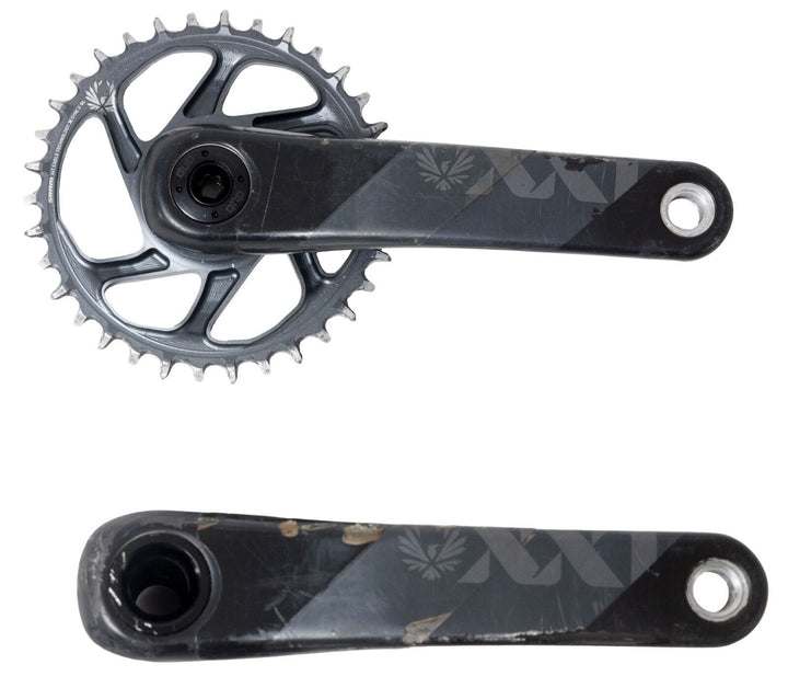 SRAM XX1 SL Eagle Carbon Crankset 34T 175mm DUB Ai Mountain Bike 12s 3-Bolt 6mm