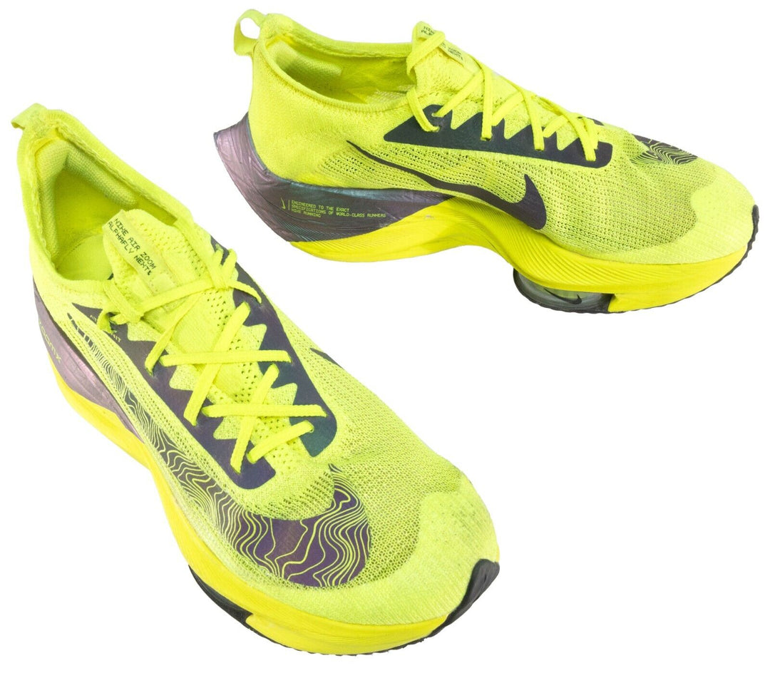 Nike Air Zoom Alphafly NEXT% 'VOLT' DC5238-702 Running Shoes US Men 12 RARE Race