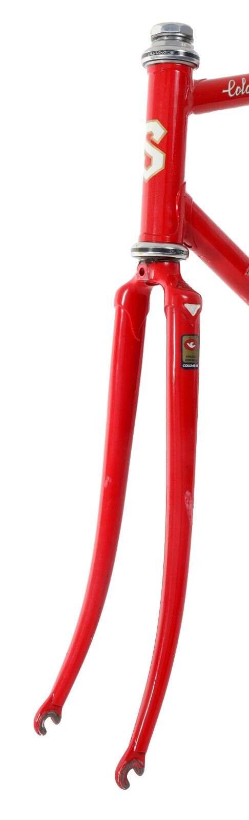 Serotta Colorado Steel Road Bike Frameset 54cm RED QR Columbus SL Shimano USA