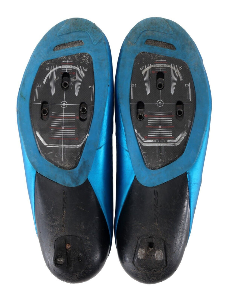 Shimano S-Phyre RC900-S Road Bike Shoes EU 39 US Men 6.2 Blue 3 Bolt RC9 BOA Tri