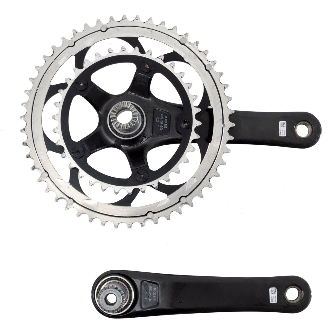 Campagnolo Centaur CT Carbon 2x 10 Speed Road Bike Crankset 170mm 50/34T Compact