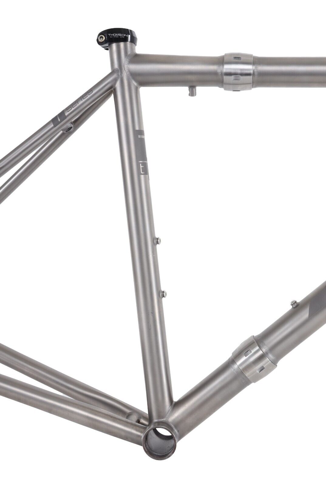 Mosaic T-1 Travel 2-Piece Titanium Road Frame Set 52cm ENVE Fork 700c QR w/ Case