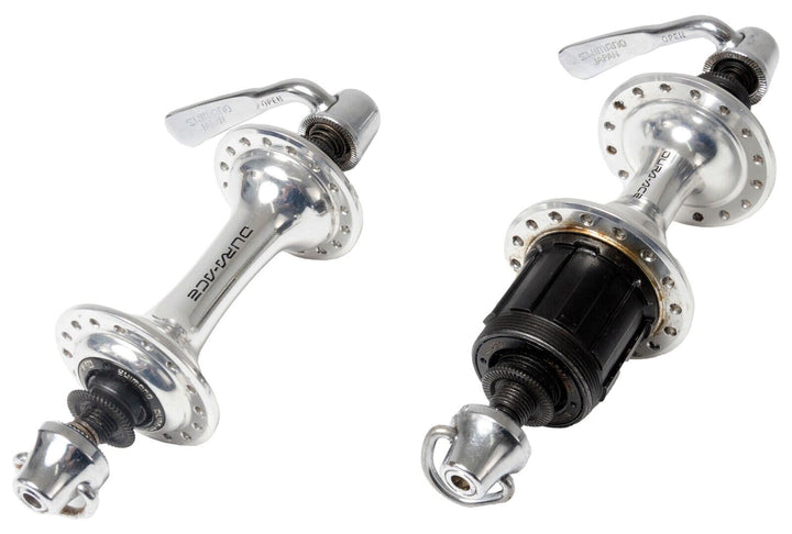 Shimano Dura-Ace HB-7400 FH-7402 Front & Rear Hub Set 8s UniGlide 100/130mm QR