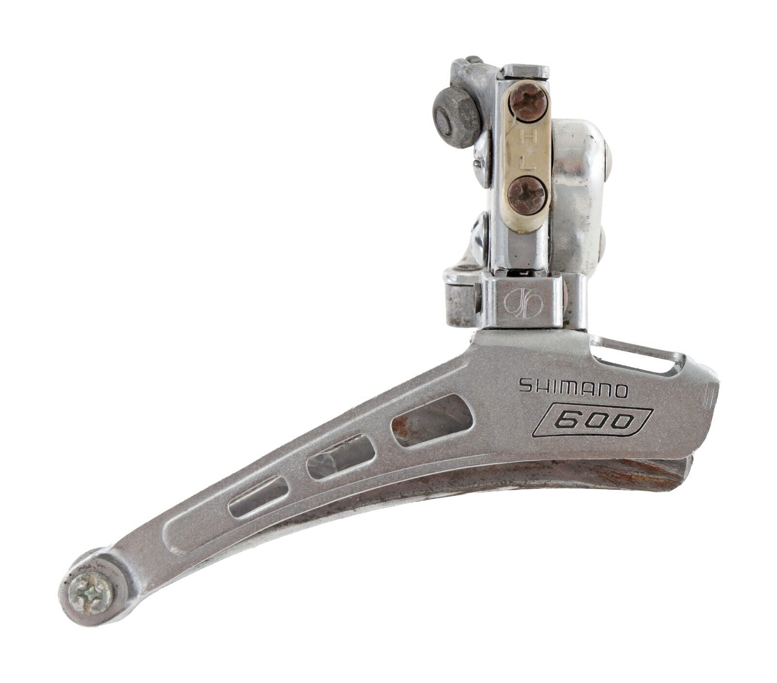 Shimano 600 FD-6100 Road Bike Front Derailleur 2x 8 Spd Clamp-On