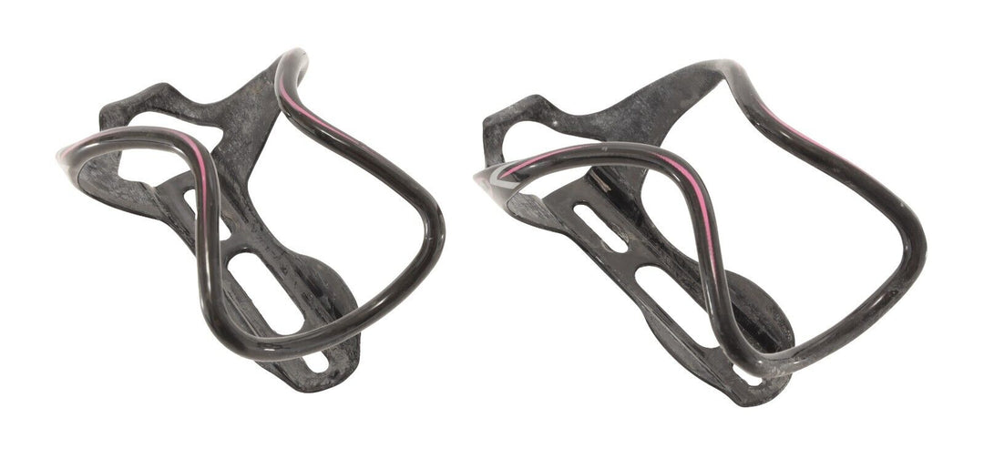 Rav X Gamma X Carbon Water Bottle Cages 1 PAIR Black/Pink Bike Lightweight Bike