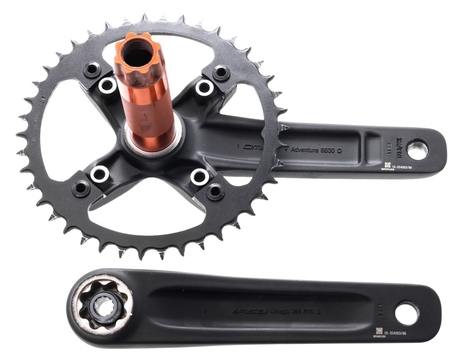 FSA Omega Adventure 2x 10 11 Spd Alloy Crankset 172.5mm 1x 42T Chainri buythemojo